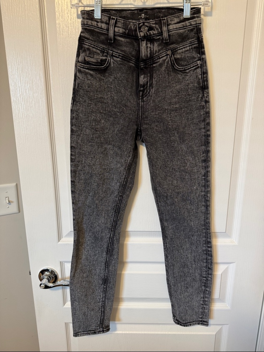 High-Waisted Black Wash Women’s Jeans